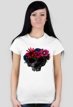 Koszulka Floral Skull