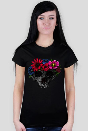 Koszulka Floral Skull