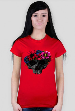 Koszulka Floral Skull