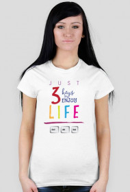 3 KEYS - T-Shirt / koszulka damska
