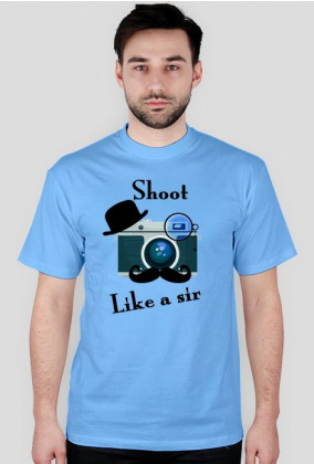 koszulka fotograficzna Shoot like a sir