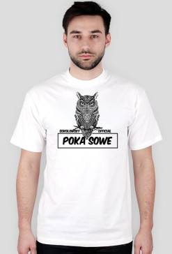 Koszulka Męska Poka Sowe