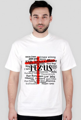 Imiona Jezusa, koszulka męska