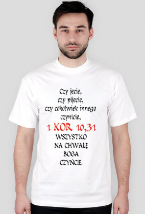 Czy to jecie, koszulka męska