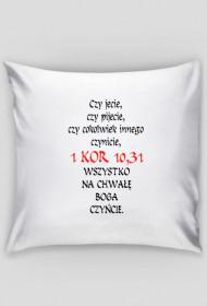 Czy to jecie, poduszka