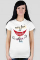 ZACZNIJ DZIEŃ OD UŚMIECHU - T-shirt / koszulka damska