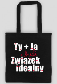 'Ty+Ja+Audi' eko torba,czarna