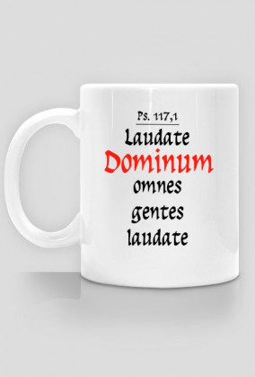 Laudate Dominum, kubek