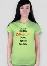 Laudate Dominum, koszulka damska