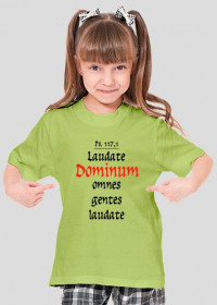 Laudate Dominum, koszulka dziecięca