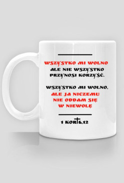 Wszysko mi wolno, kubek