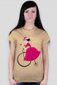 T-shirt "Dama na rowerze" PassionWear