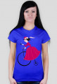 T-shirt "Dama na rowerze" PassionWear