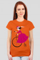T-shirt "Dama na rowerze" PassionWear