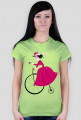 T-shirt "Dama na rowerze" PassionWear