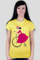 T-shirt "Dama na rowerze" PassionWear