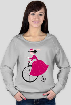 Bluza "Dama na rowerze" PassionWear