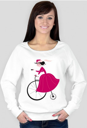 Bluza "Dama na rowerze" PassionWear