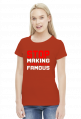 Stop making stupid people famous (bluzka damska) jasna grafika