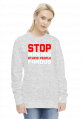 Stop making stupid people famous (bluza damska) jasna grafika