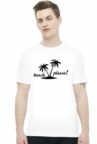 Beach, please (t-shirt) ciemna grafika