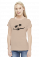 Beach, please (bluzka damska) ciemna grafika