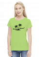 Beach, please (bluzka damska) ciemna grafika