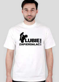 Koszulka LUBIĘ ZAPIERDALAĆ - Czarne /Męska