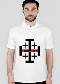 Krzyż Jerozolimski, koszulka męska polo