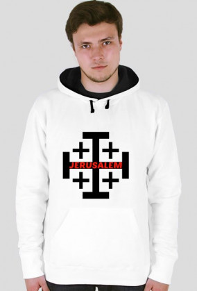Krzyż Jerozolimski, bluza z kapturem