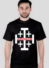 Krzyż Jerozolimski, koszulka męska