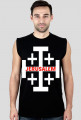 Krzyż Jerozolimski, koszulka męska bez rękawów