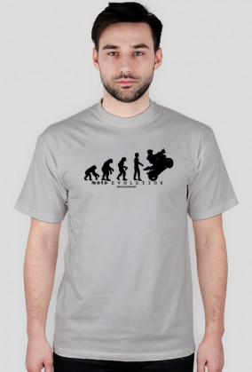Koszulka MOTO EVOLUTION - Czarne /Męska