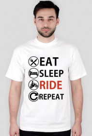 Koszulka Eat Sleep RIDE Repeat