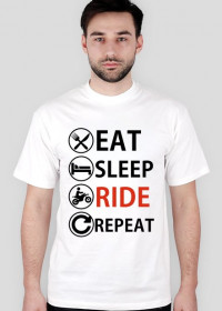 Koszulka Eat Sleep RIDE Repeat