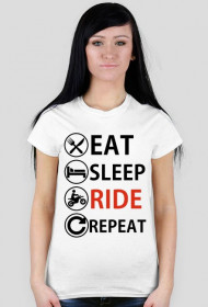 Koszulka Eat Sleep RIDE Repeat