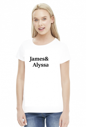 James & Alyssa - koszulka