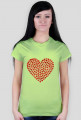 T-shirt serce