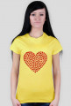 T-shirt serce