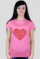 T-shirt serce