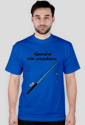 Genów nie oszukasz - koszulka wędkarz