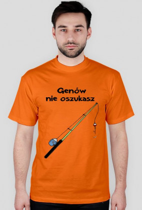 Genów nie oszukasz - koszulka wędkarz