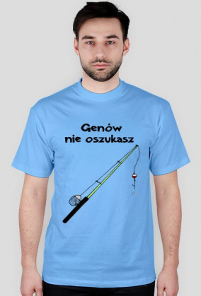 Genów nie oszukasz - koszulka wędkarz