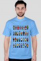Pixel art – ludzie z pikseli, avatary t-shirt