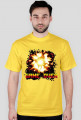 Pixel art –  game over i wybuch, t-shirt (różne kolory)