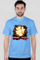 Pixel art –  game over i wybuch, t-shirt (różne kolory)
