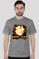 Pixel art –  game over i wybuch, t-shirt (różne kolory)