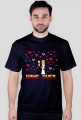 Pixel art – game over t-shirt na wieczór kawalerski (różne kolory)