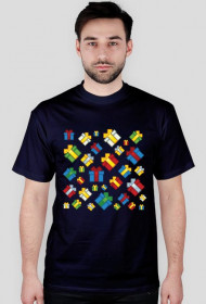 Pixel art – prezenty świąteczne t-shirt