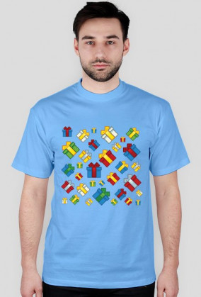 Pixel art – prezenty świąteczne t-shirt